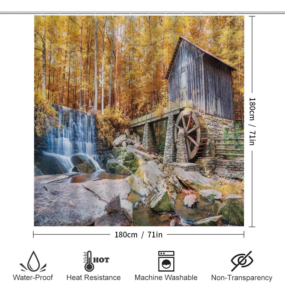 Historic Mill Autumn — Detail 2
