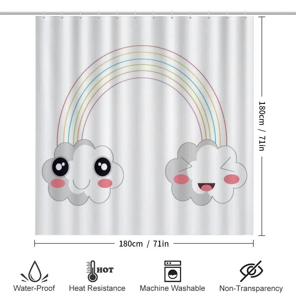 Kids Happy Rainbow Clouds — Detail 2