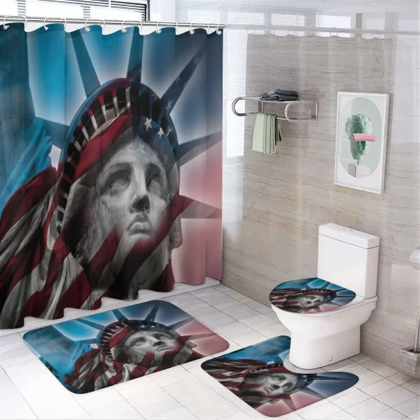 Liberty Freedom on a shower curtain