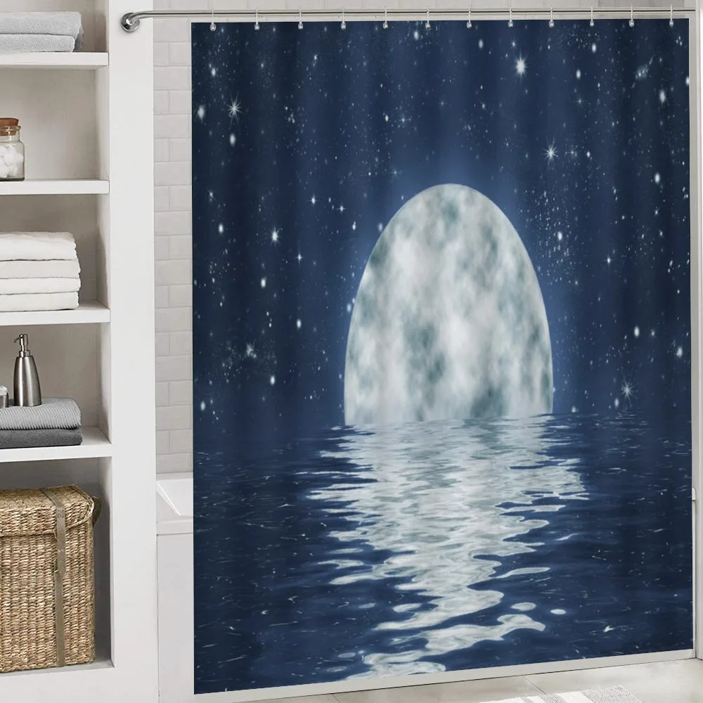 Moon Setting over Sea — Detail 4