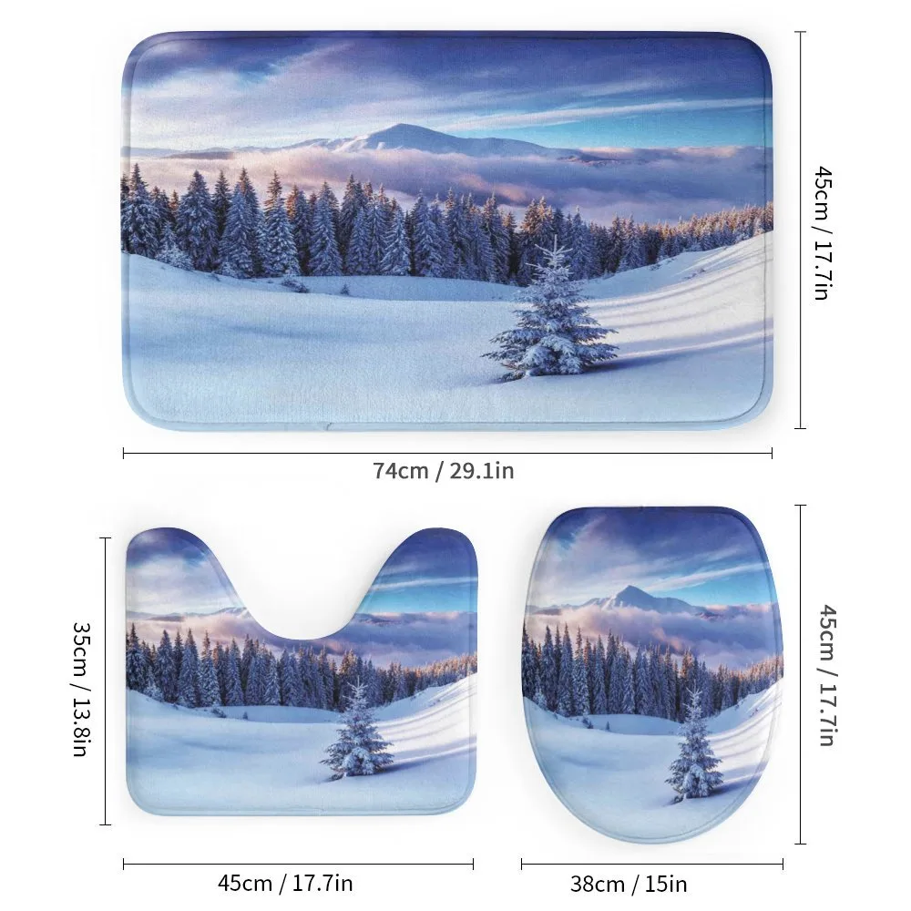 Mountain Peaks Snowy — Detail 1