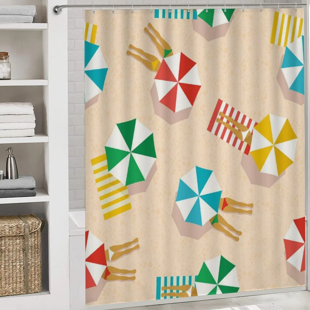Parasols Towels Legs — Detail 4