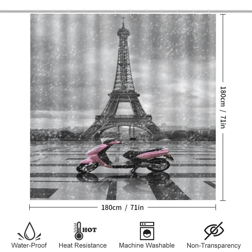 Paris Scene Moped — Detail 2