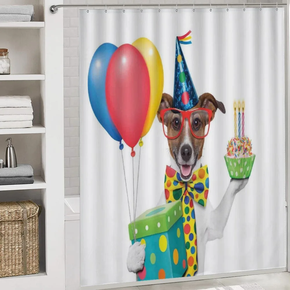 Party Dog and Balloons — Detail 4