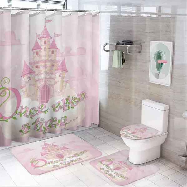 Princess Castle on a shower curtain