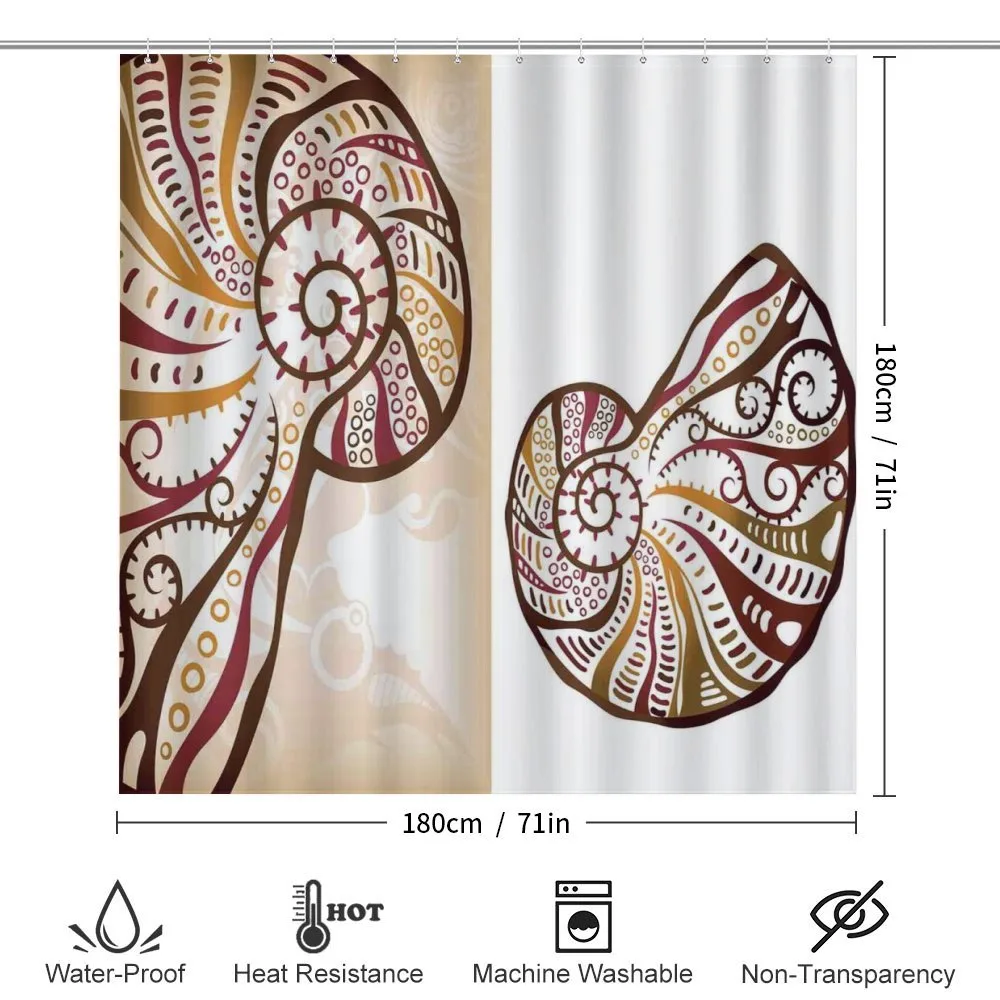 Seashells Abstract Boho — Detail 2