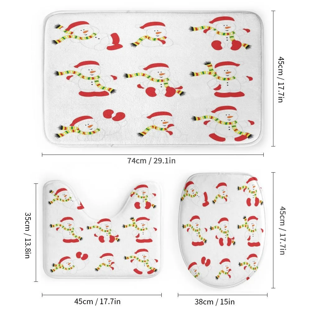 Snowmen with Scarf — Detail 1