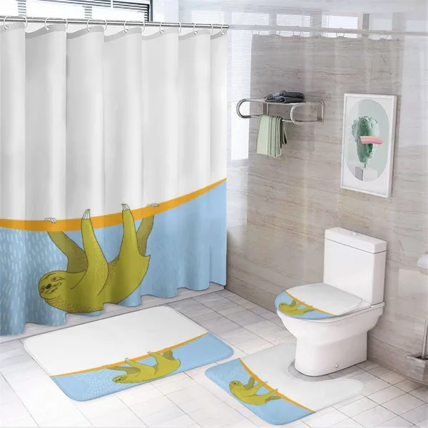 Underwater Wildlife Fauna on a shower curtain