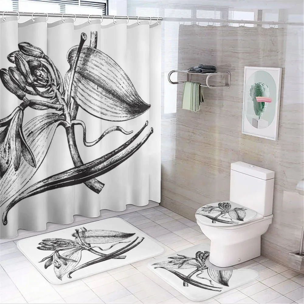 Vintage Engraved Flower Art — Your design