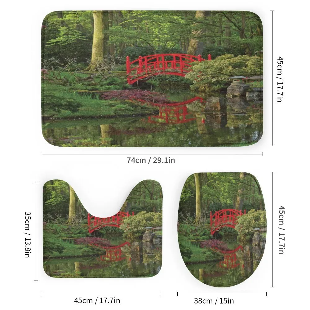 Chinese Bridge in a Forest — Detail 1