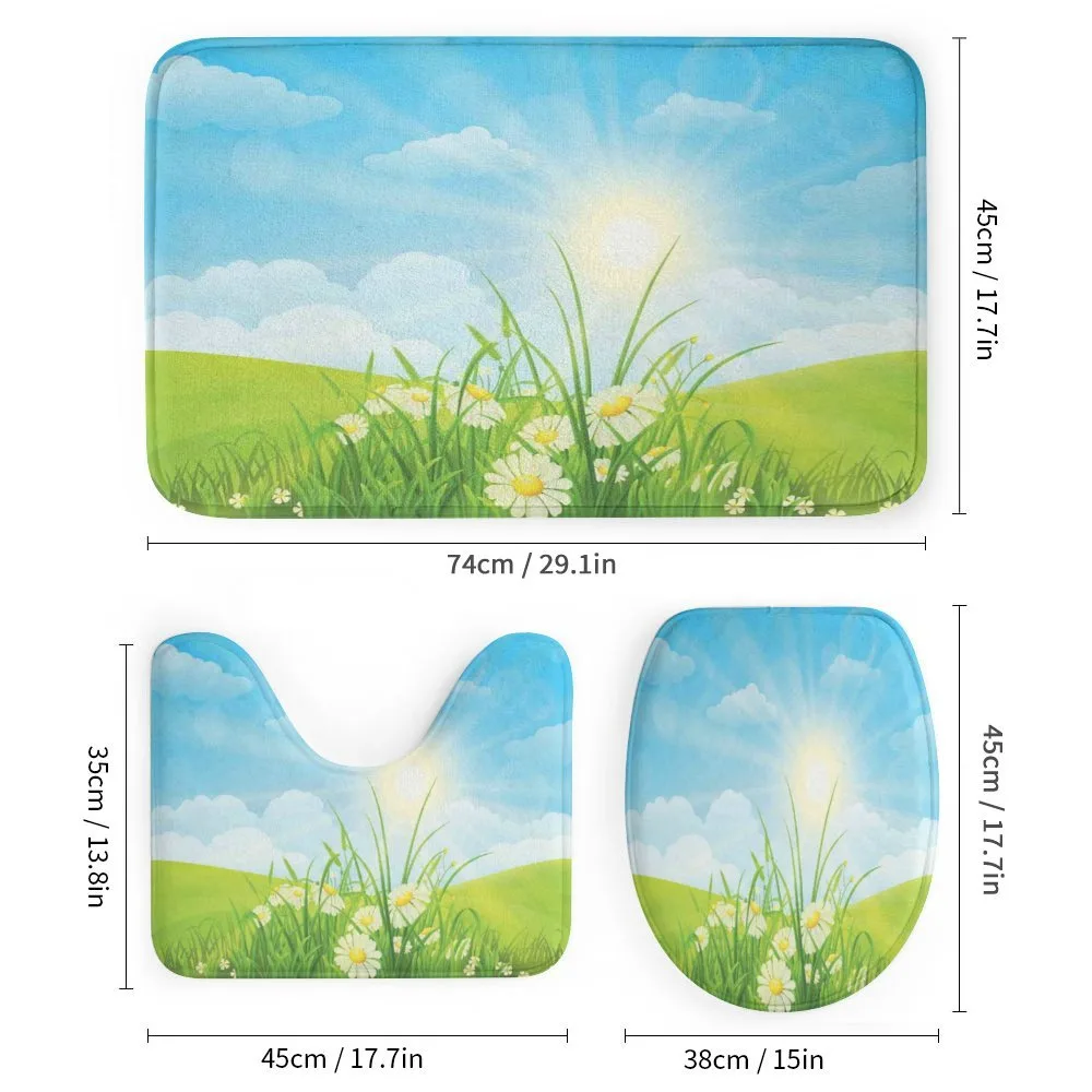 Floral Meadow Illustration — Detail 1