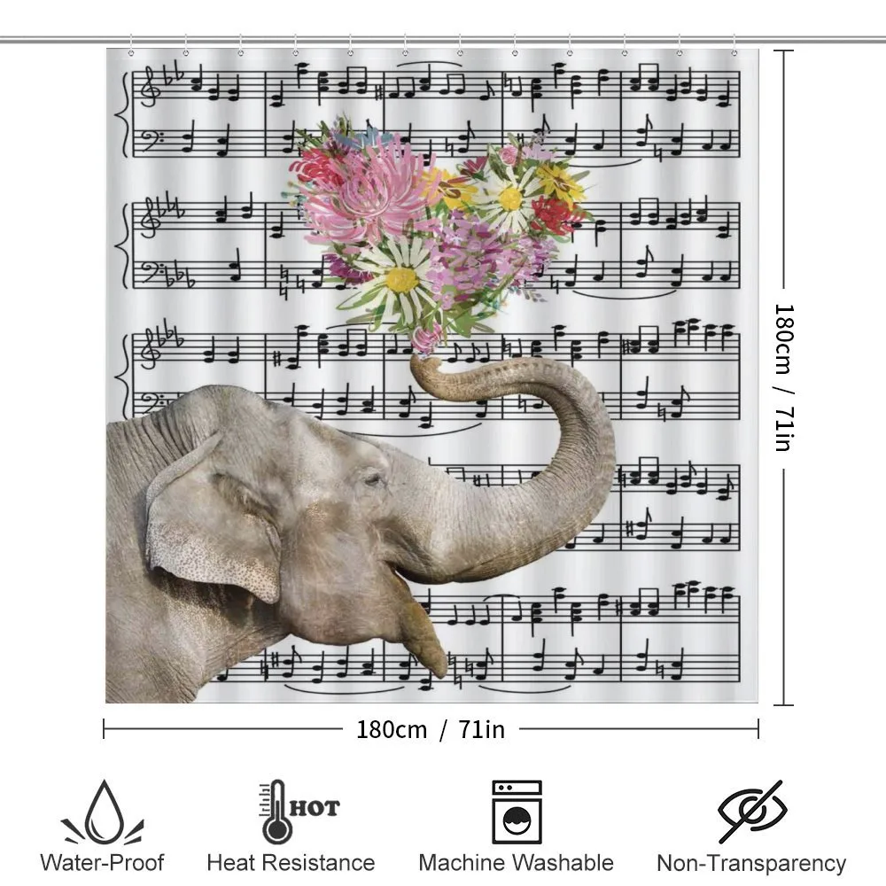 Floral Trunk Music Notes — Detail 2