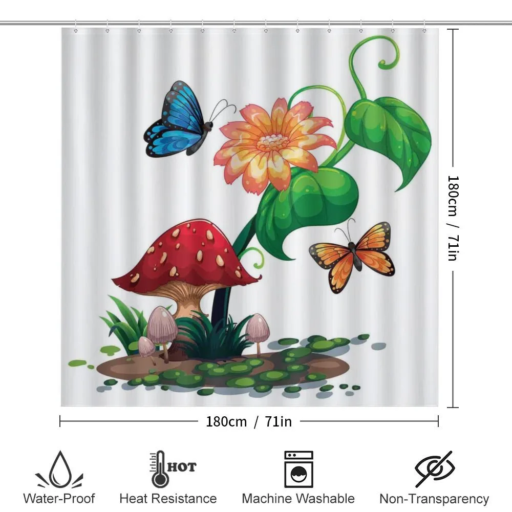 Flowering Plant Butterfly — Detail 2