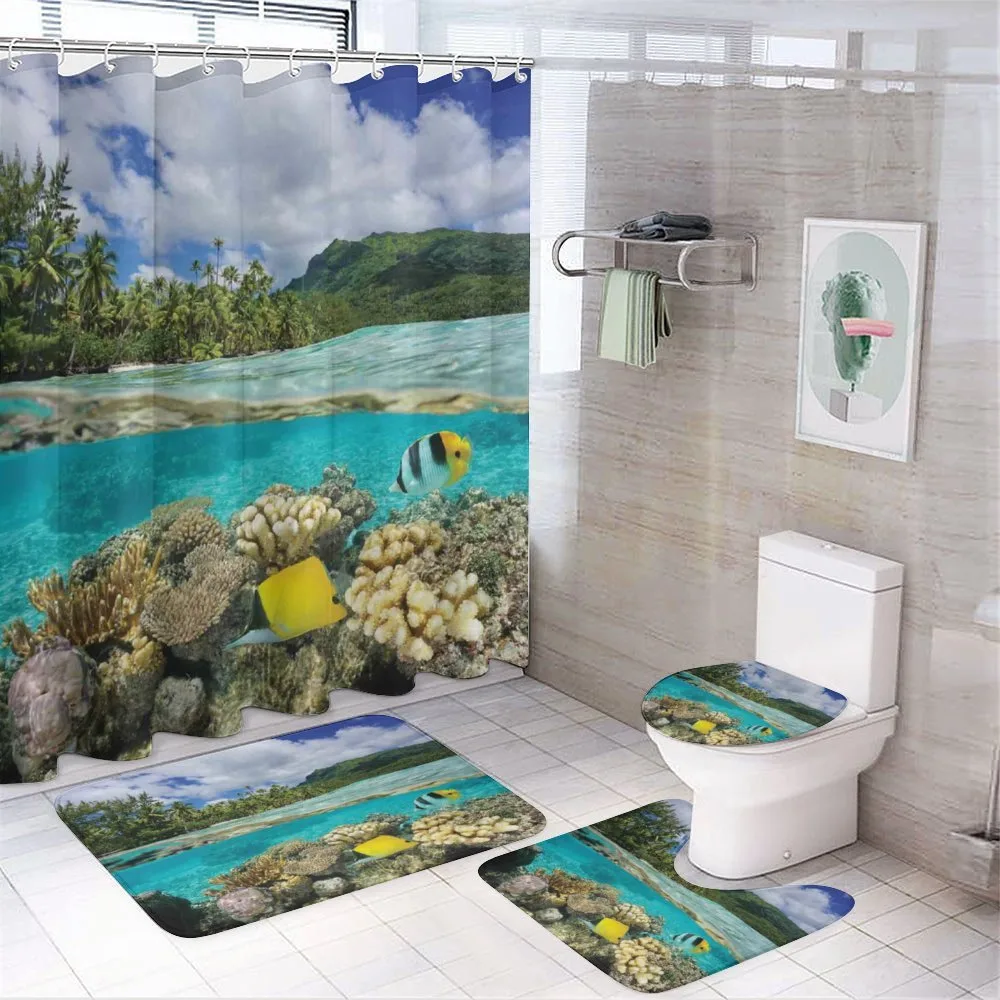 French Polynesia Lagoon — Your design