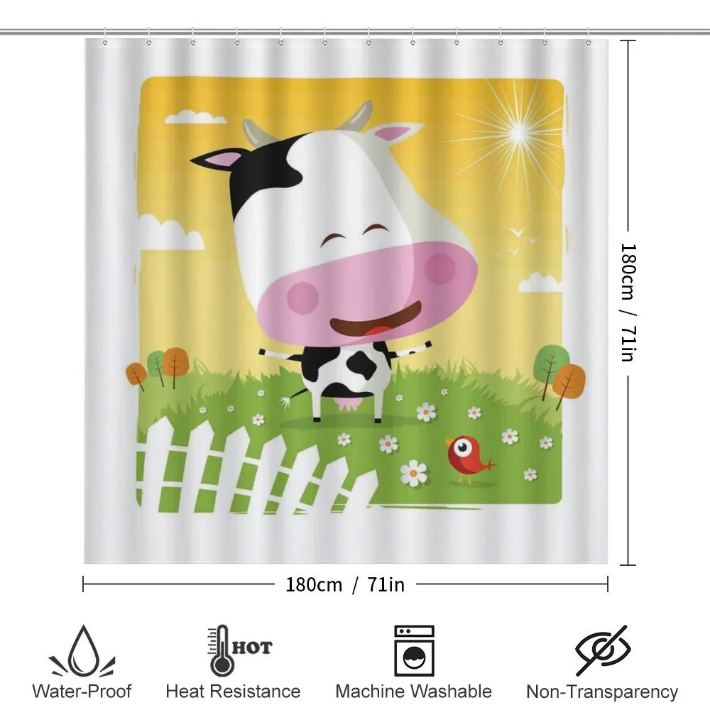 Happy Cartoon Cow Ranch — Detail 2