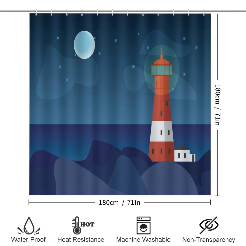 Lighthouse at Night — Detail 2