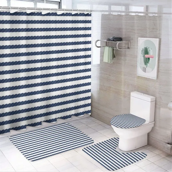 Marine Sea Life Design on a shower curtain