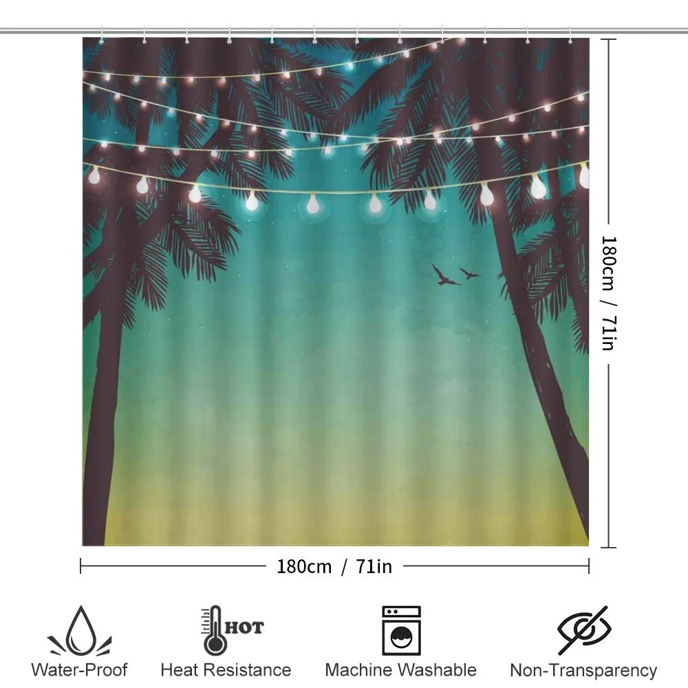 Night Time Sunset Palms — Detail 2