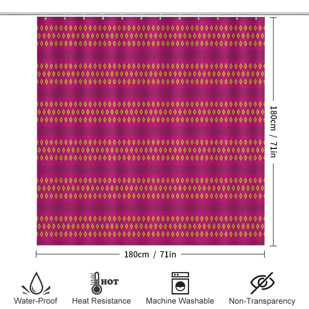 Pink Yellow Geometric Design — Detail 2