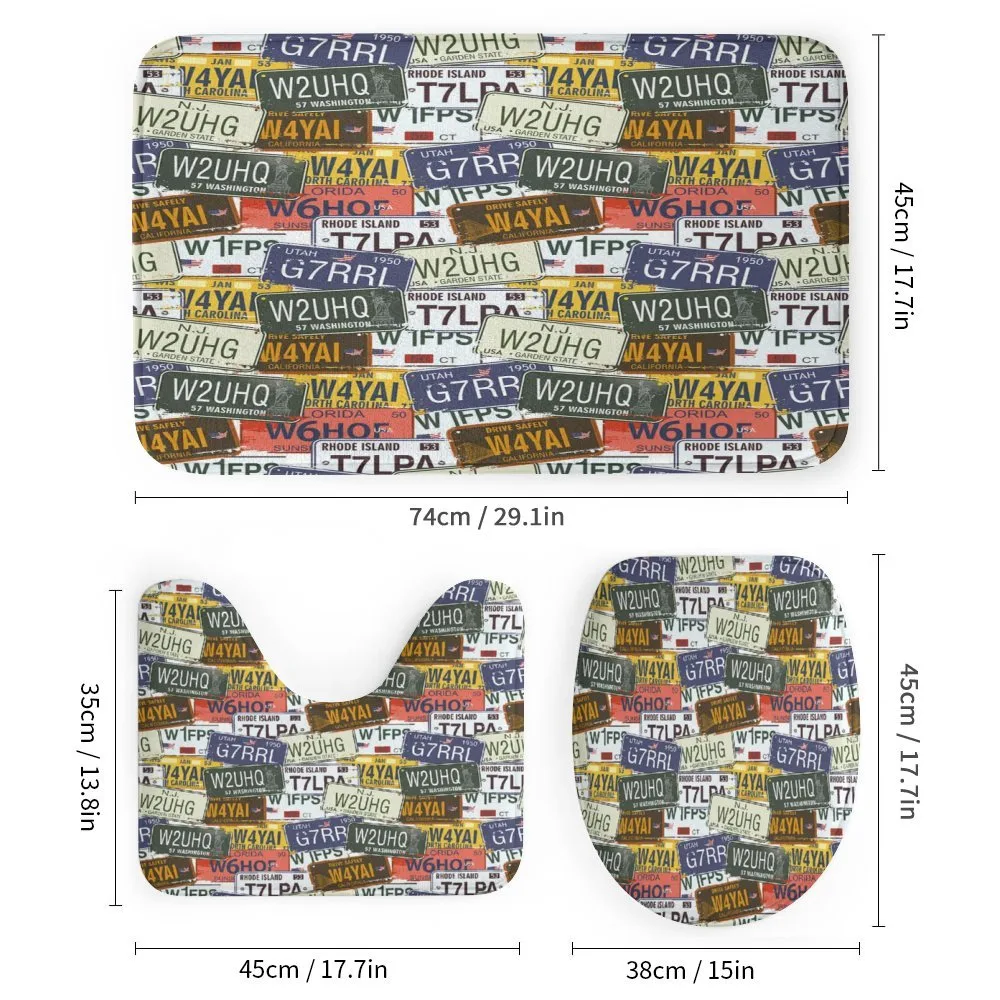 Retro Auto License Plates — Detail 1
