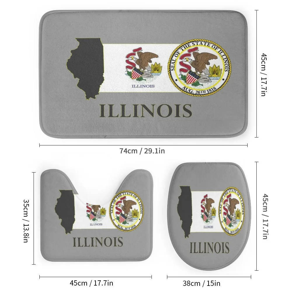 State Map and Flag Eagle — Detail 1
