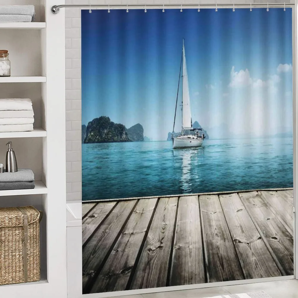 Yacht and Wooden Deck — Detail 4