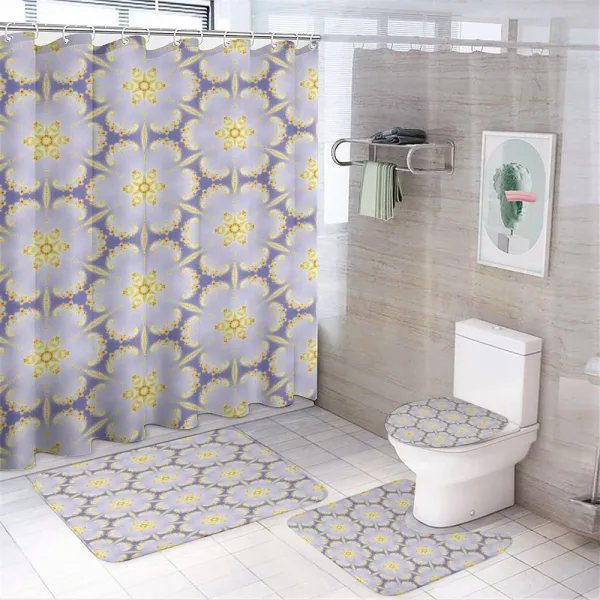 Boho Blossoms on a shower curtain
