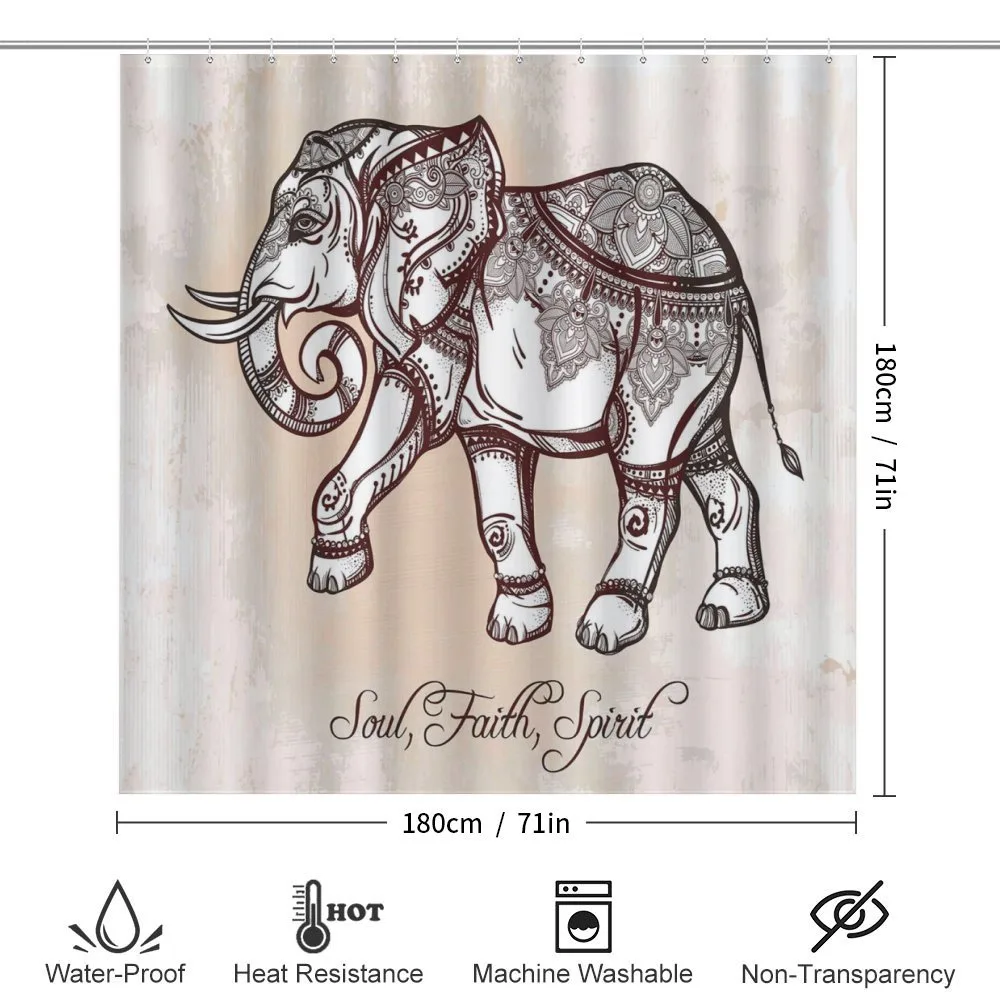 Boho Ethnic Elephant — Detail 2
