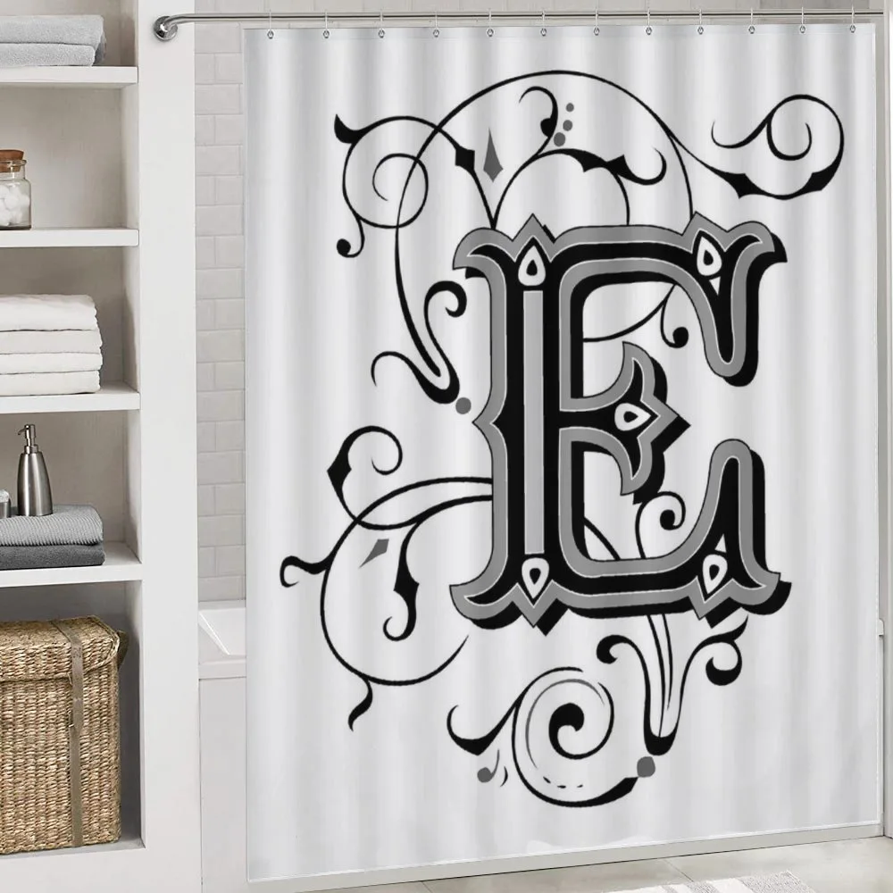 Capitaized Sign Swirls — Detail 4