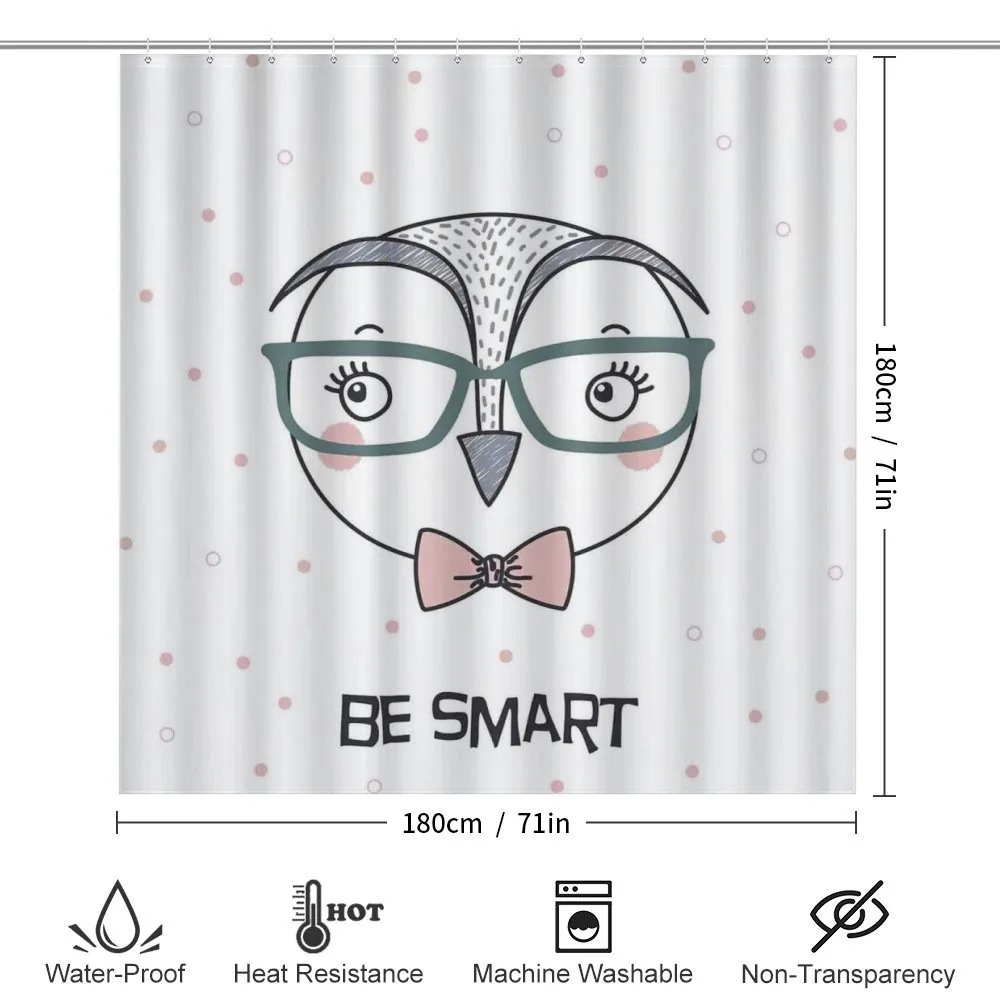 Cartoon Smart Owl Boy — Detail 2