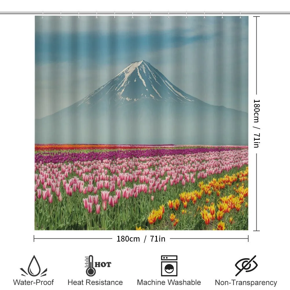 Colorful Japanese Tulips Field — Detail 2