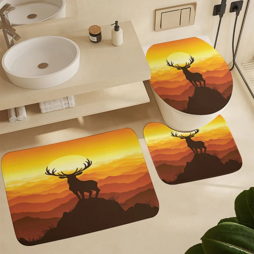 Deer Sunset Mountains — Detail 5