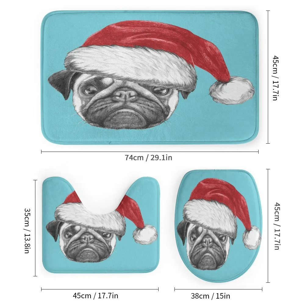 Dog with Santa Hat X-Mas — Detail 1