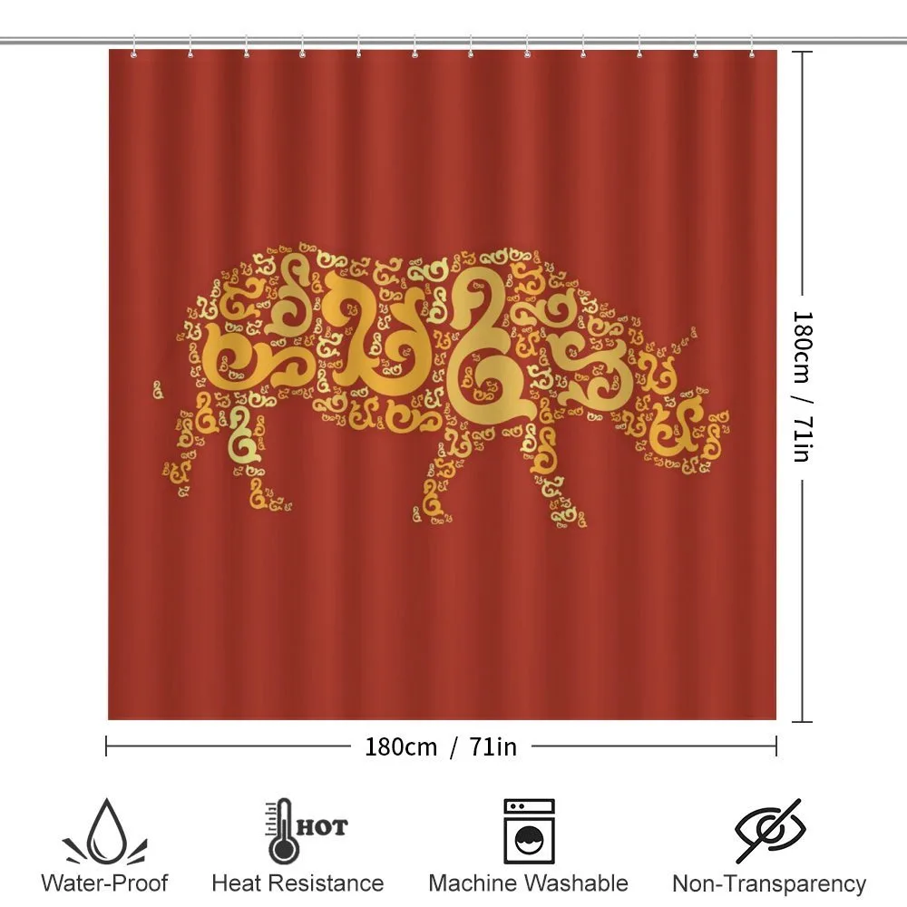 Jungle Mammal Motif Herbivore — Detail 2