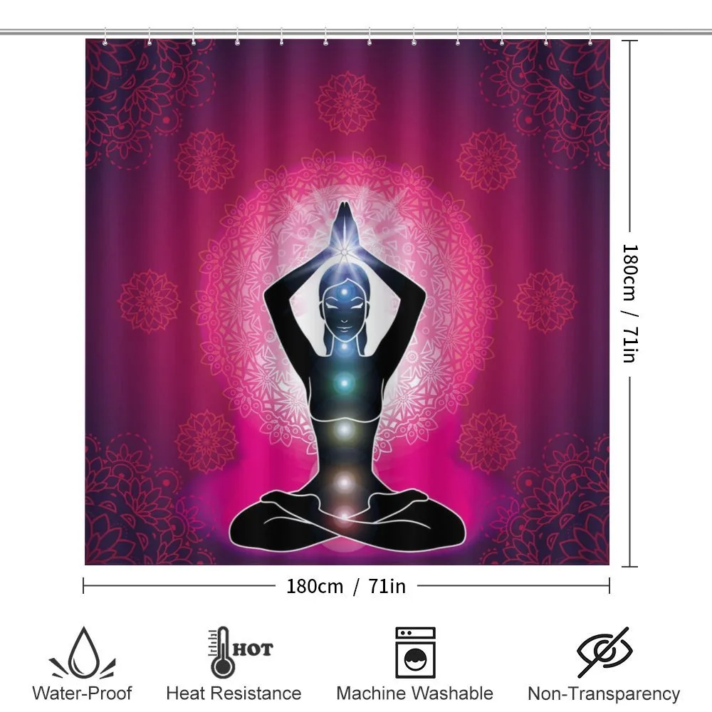 Maroon Yoga Meditation — Detail 2