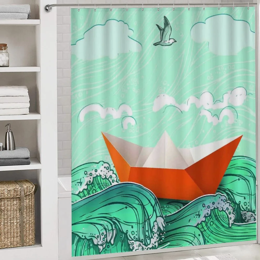 Navy Sealife with Waves — Detail 4