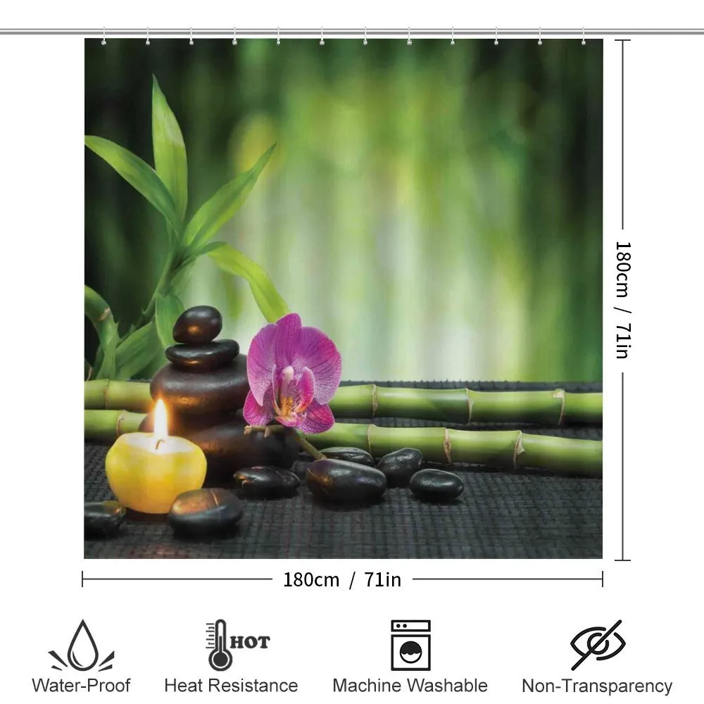 Orchid Bamboo Stems — Detail 2