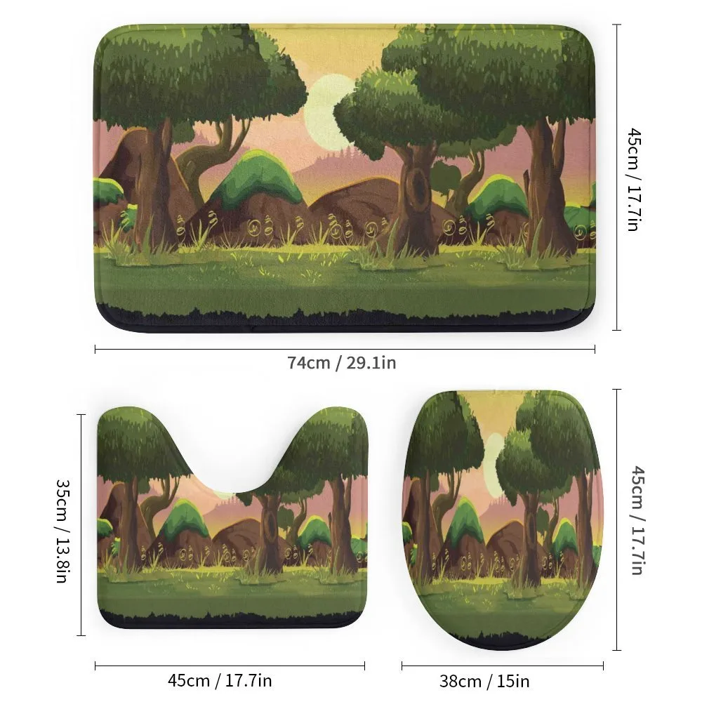 Woodland Sunset Scenery — Detail 1