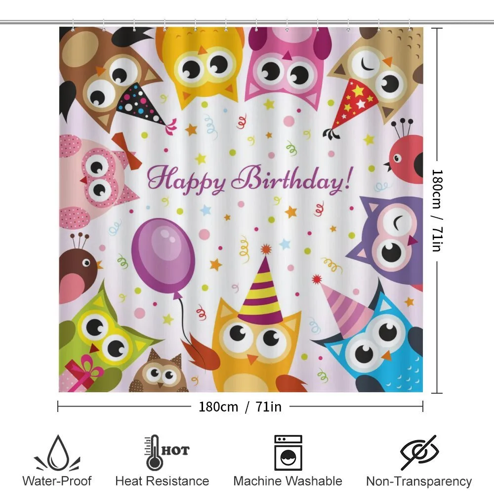 Birthday Party Owls — Detail 2