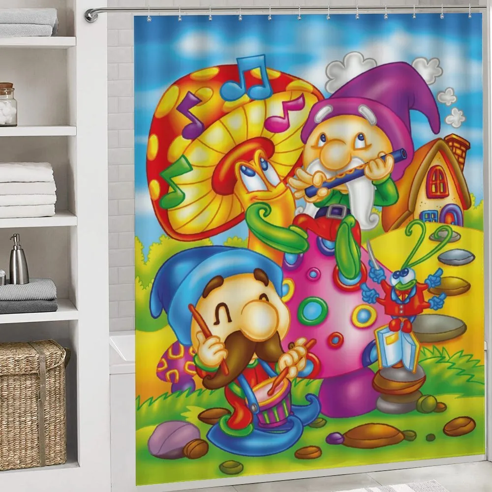 Cartoon Singing Elves Art — Detail 4