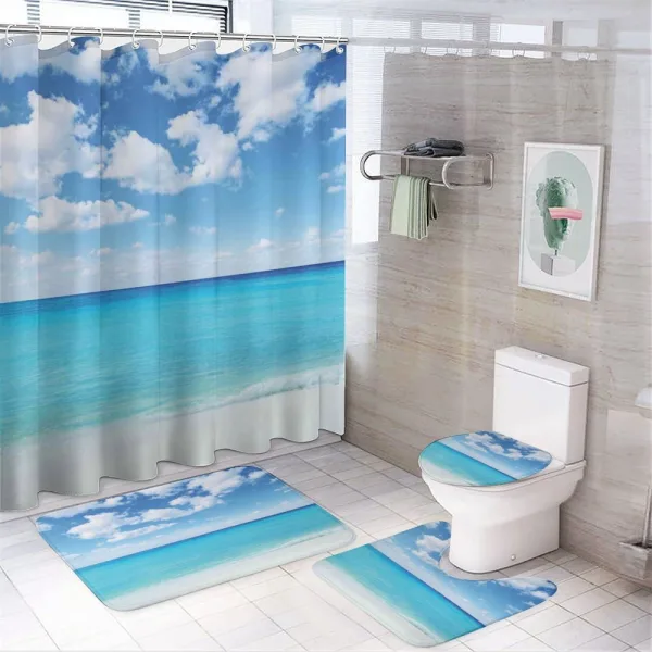Hawaiian Seascape on a shower curtain