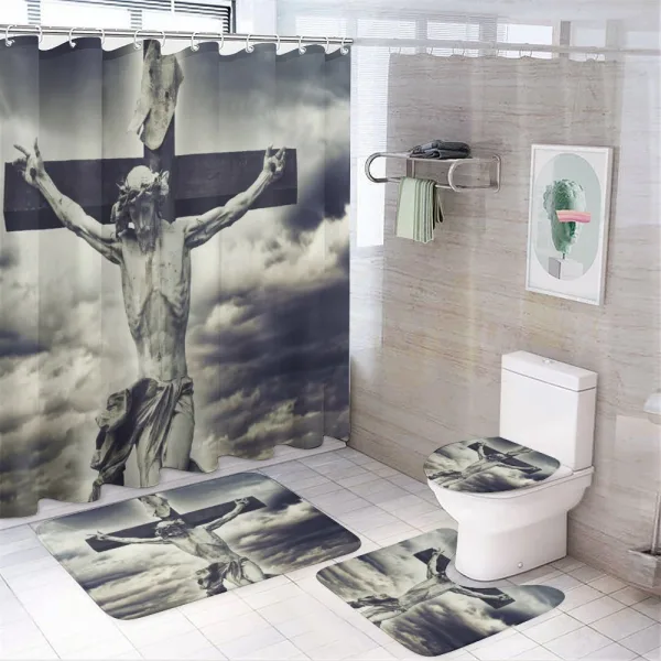 Majestic Cloud Dramatic Sky on a shower curtain