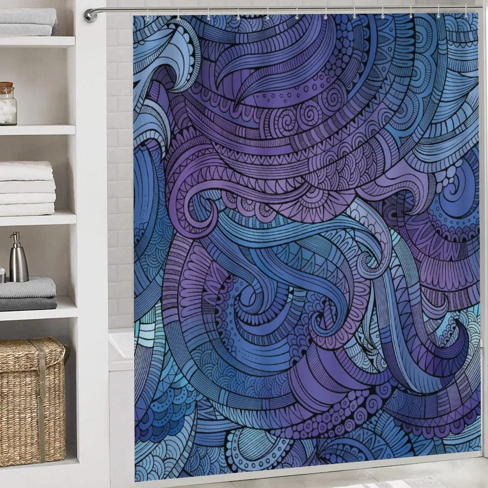 Ocean Inspired Paisley — Detail 4