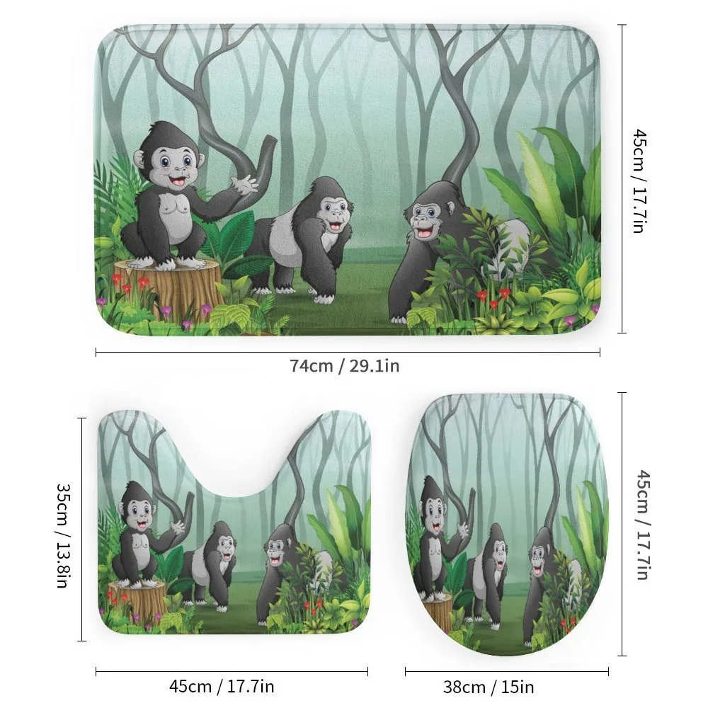 Orangutans in a Forest — Detail 1