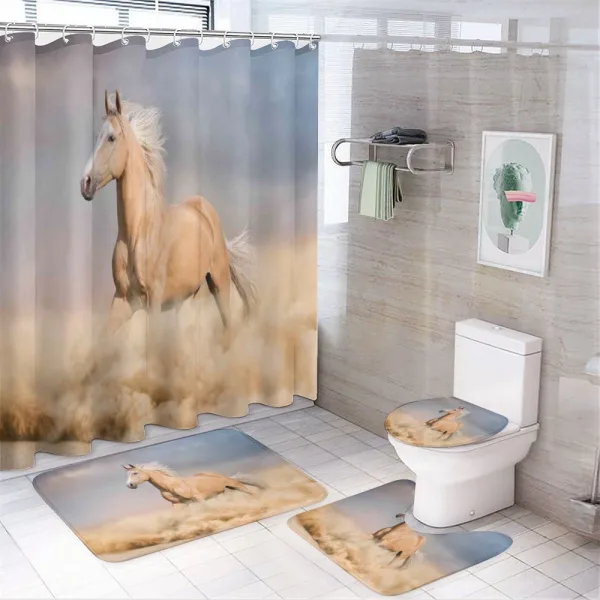 Palomino Sand Desert on a shower curtain