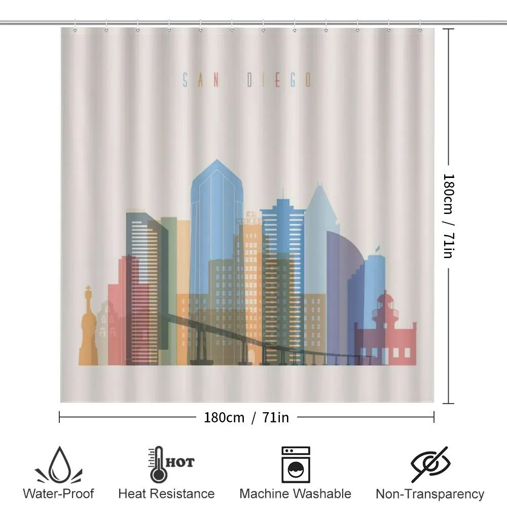 Pastel Color Skyscrapers — Detail 2