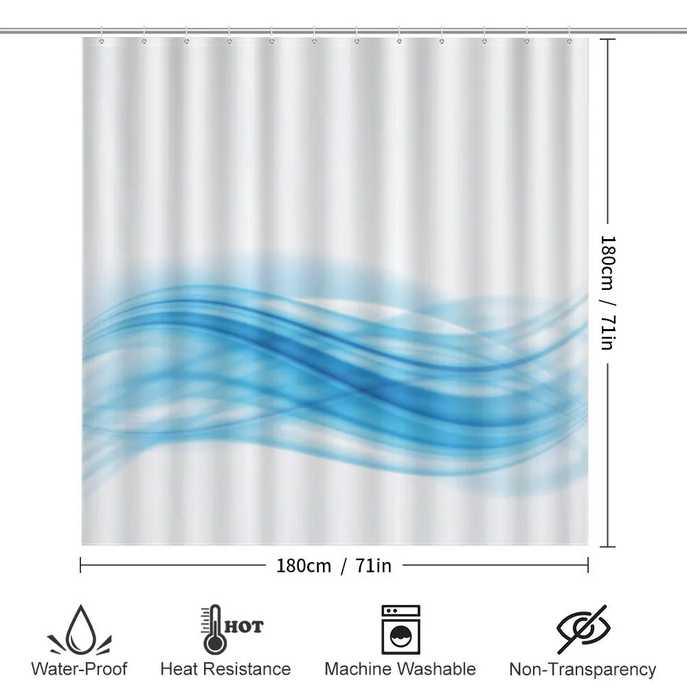 Smooth Wavy Lines Stream Flow — Detail 2