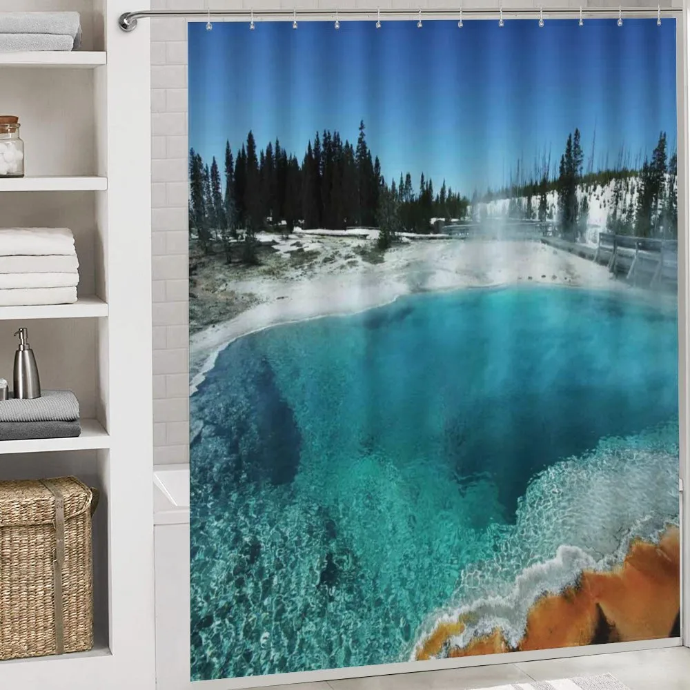 Snowy Forest Pool — Detail 4
