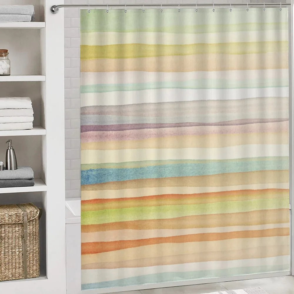 Stripes Watercolor Art — Detail 4