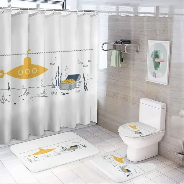 Treasure Chest on a shower curtain